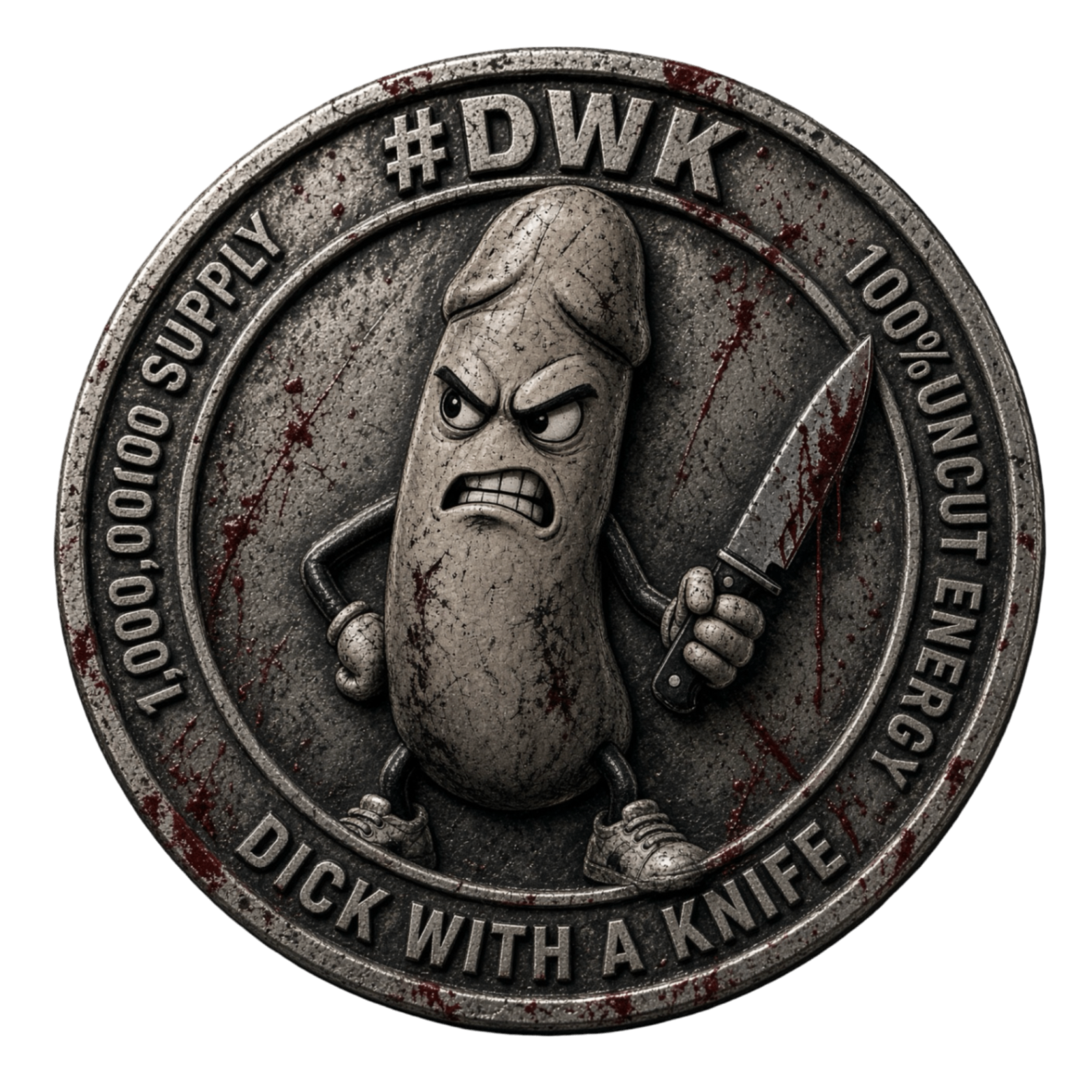 Official transparent DWK coin artwork